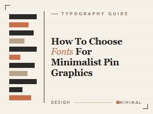 Mastering Minimalist Pin Graphics with Typography